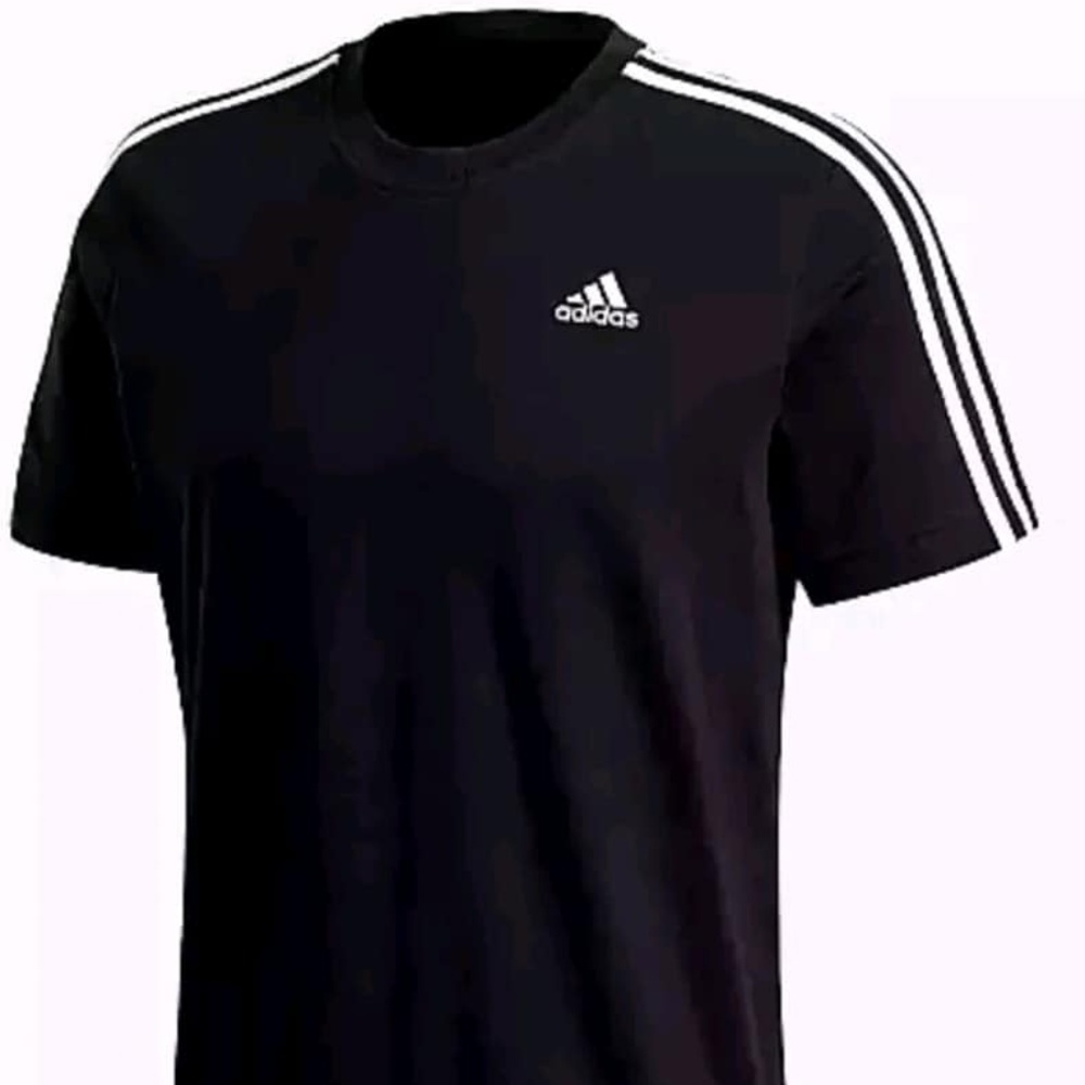 Adidas Climalite 3 Stripe T-Shirt